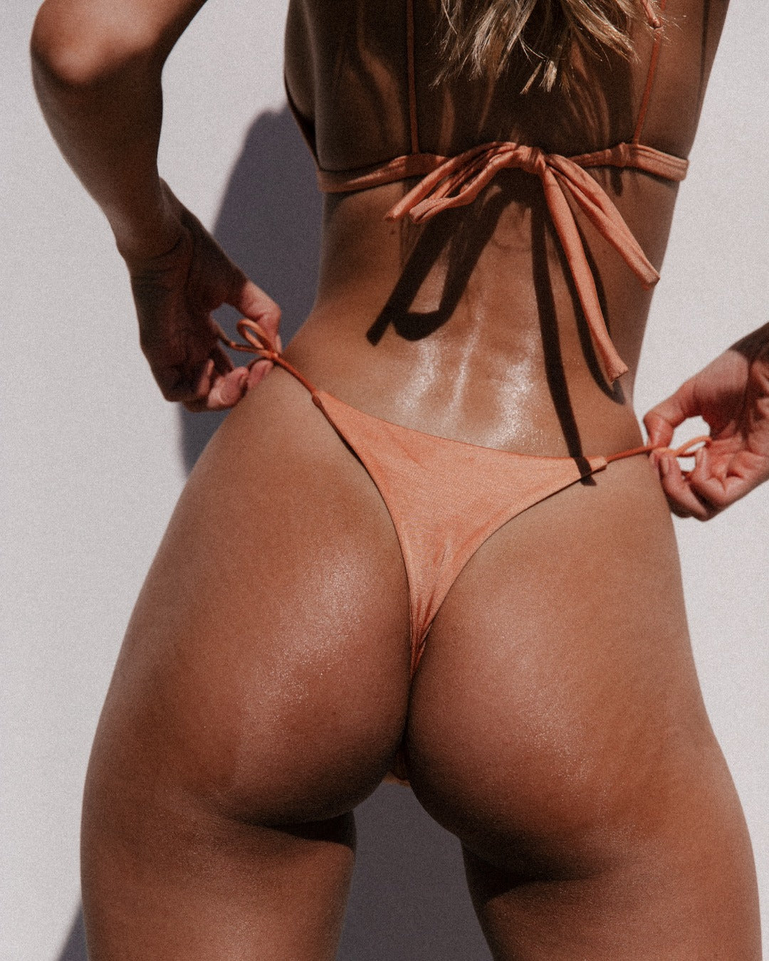 AURA PEACH BIKINI BOTTOM