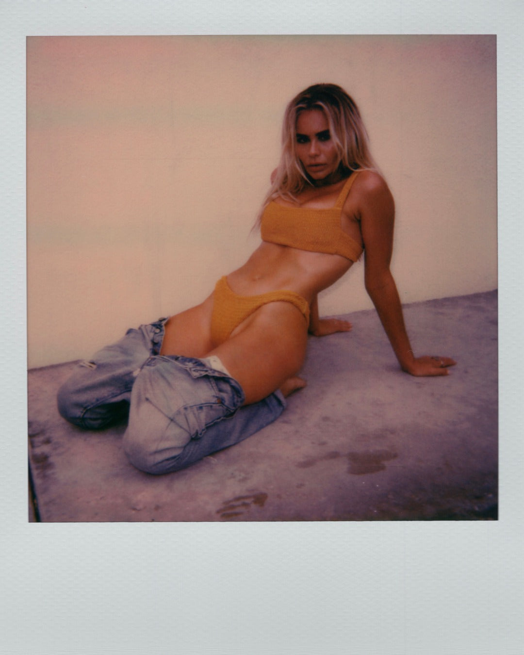 PABLO MUSTARD BIKINI TOP