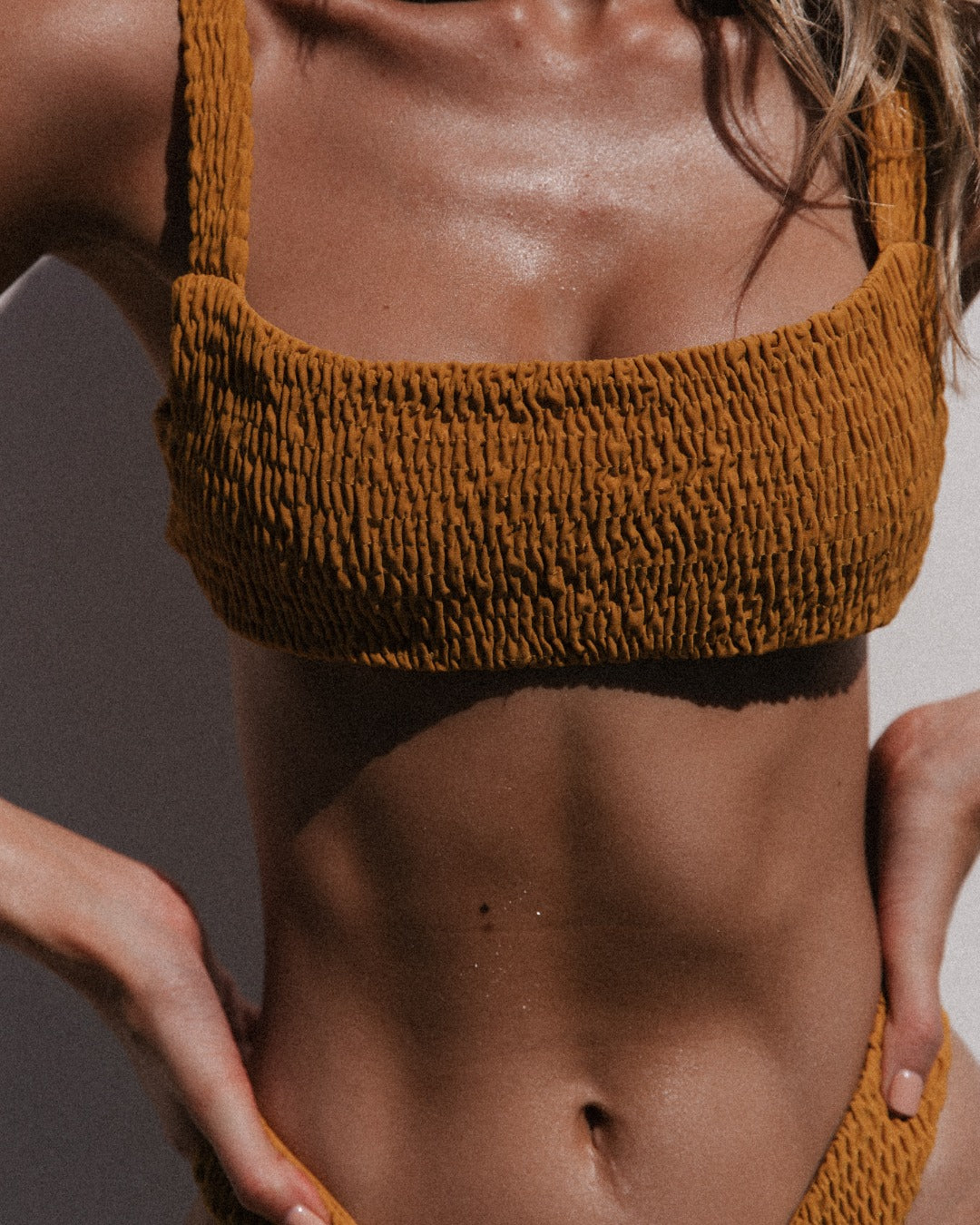 PABLO MUSTARD BIKINI TOP